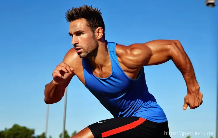 테이핑요법 - **Prompt:** A cheerful young woman in her mid-20s, dressed in a comfortable light grey t-shirt and y...