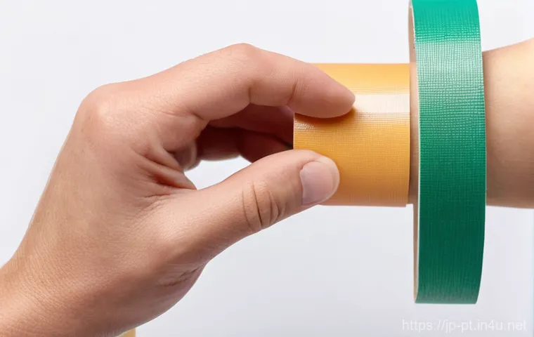 테이핑요법 - **Prompt:** A determined male runner in his early 30s is depicted in a dynamic, mid-action pose on a...