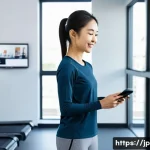 근골격계질환 물리치료 - **Prompt:** A bright and modern physical therapy clinic. An attractive Japanese woman in her late 20...