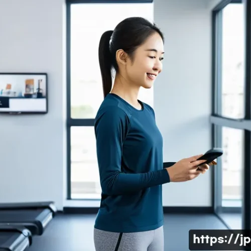 근골격계질환 물리치료 - **Prompt:** A bright and modern physical therapy clinic. An attractive Japanese woman in her late 20...